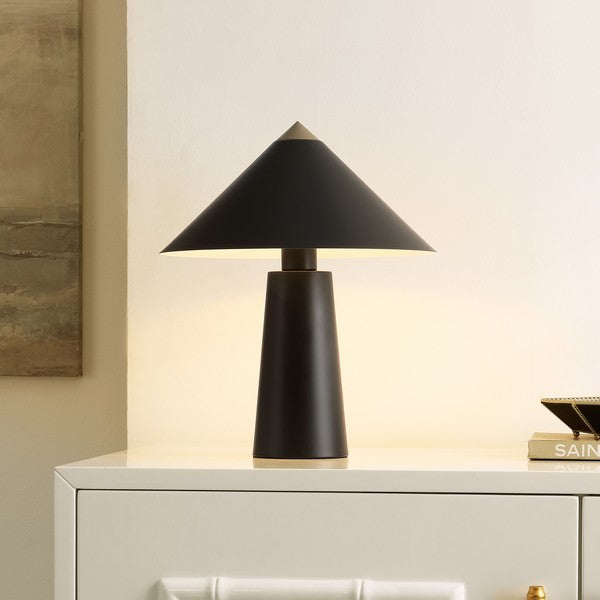 Safavieh Syuna 17 Inch Table Lamp, TBL4531 - Black / Gold