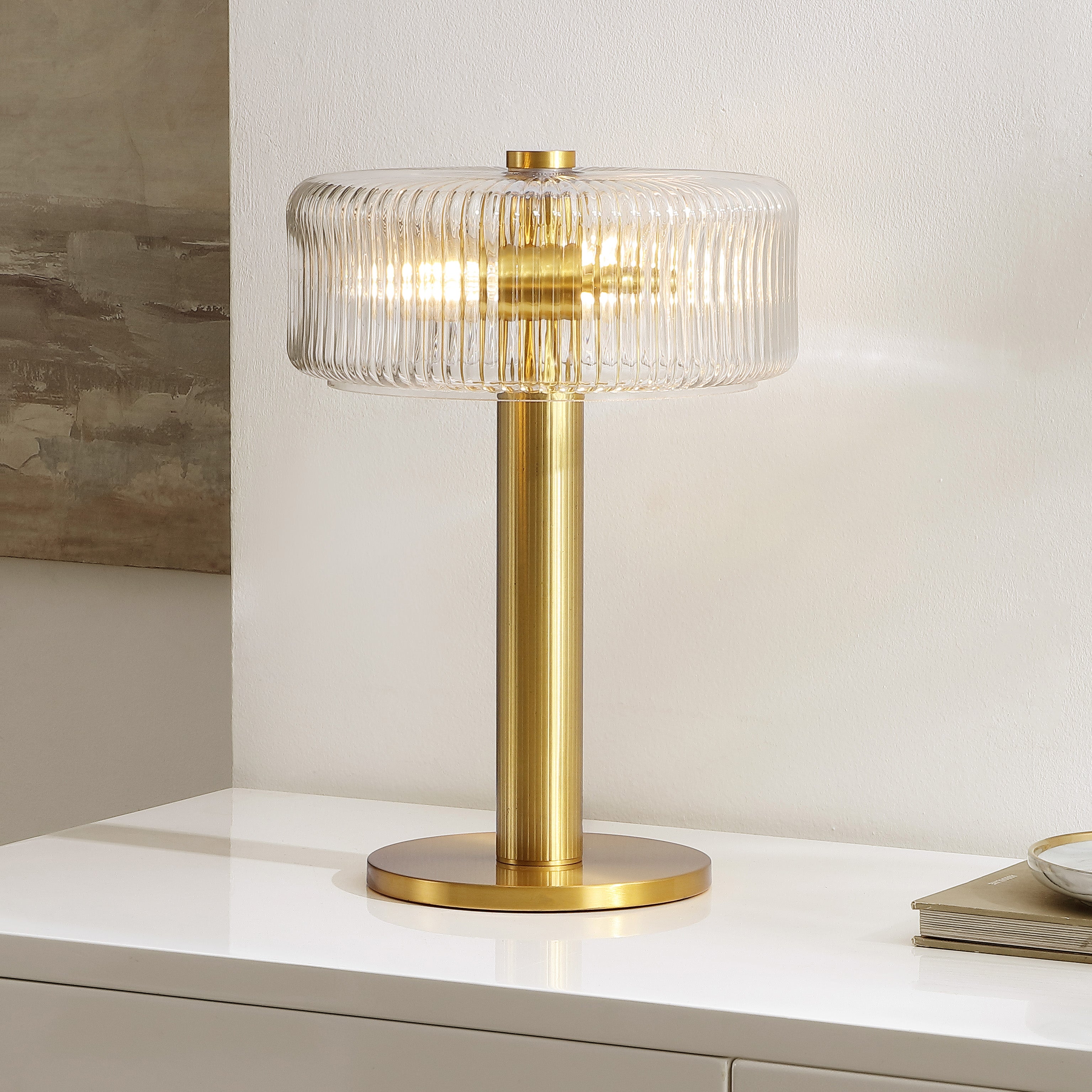 Clear / Brass