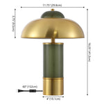 GREEN / BRASS