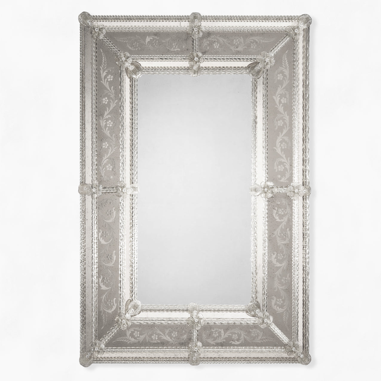 Antique Murano Glass Mirror
