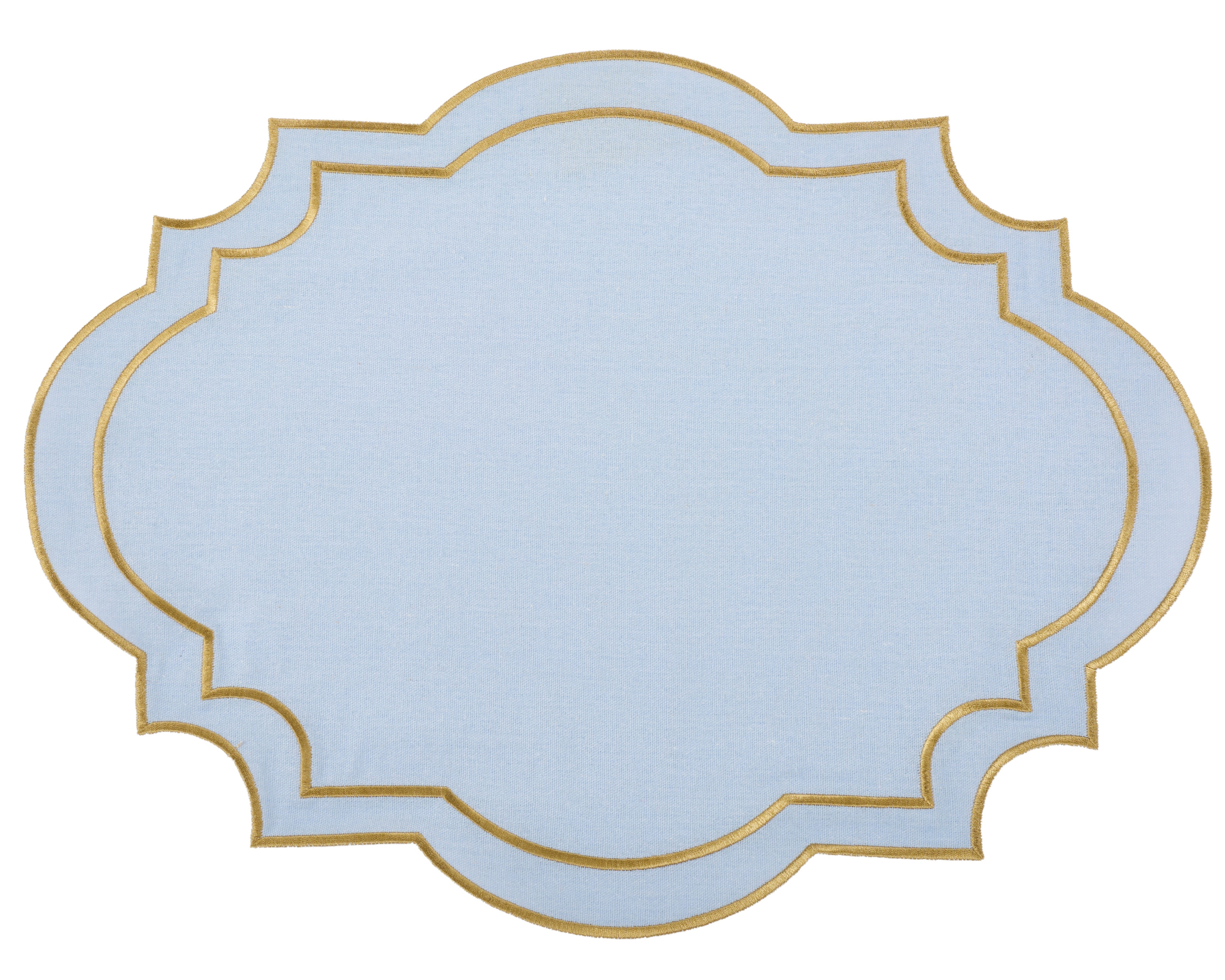 The Enchanted Home Nantucket Embroidered Linen Placemat & Napkin - Thumbnail 4