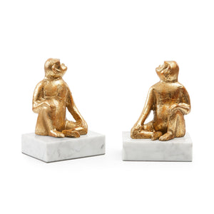 Villa & House - Tamarin Bookends (Pair) - Gold Leaf - TMN-1742-808