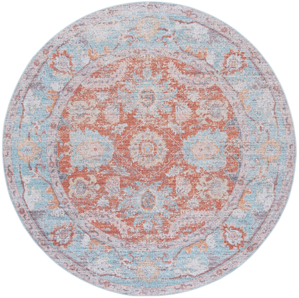 TURQUOISE / RUST