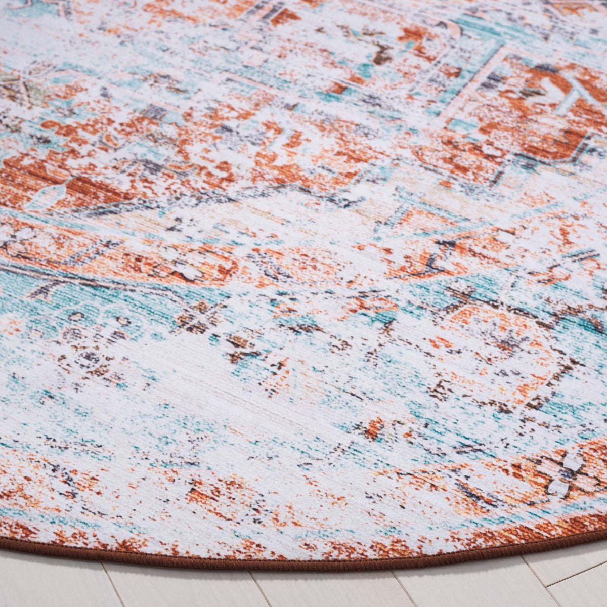TURQUOISE / RUST