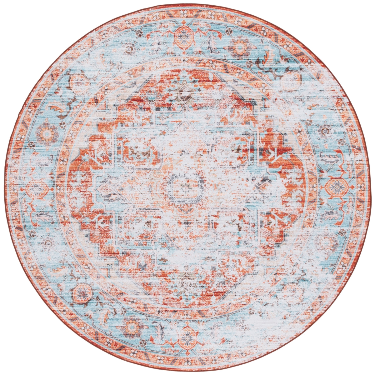 TURQUOISE / RUST