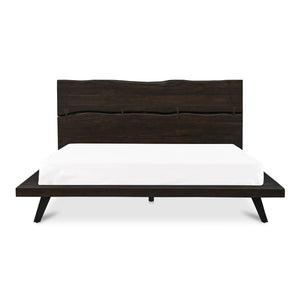 Moe's Home Collection - Madagascar Platform Bed - Dark Brown