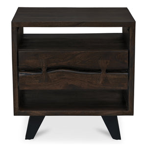 Moe's Home Collection - Madagascar Nightstand Dark Brown - UH-1008-20