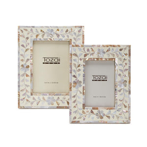 Two's Company S/2 MOP Photo Frame