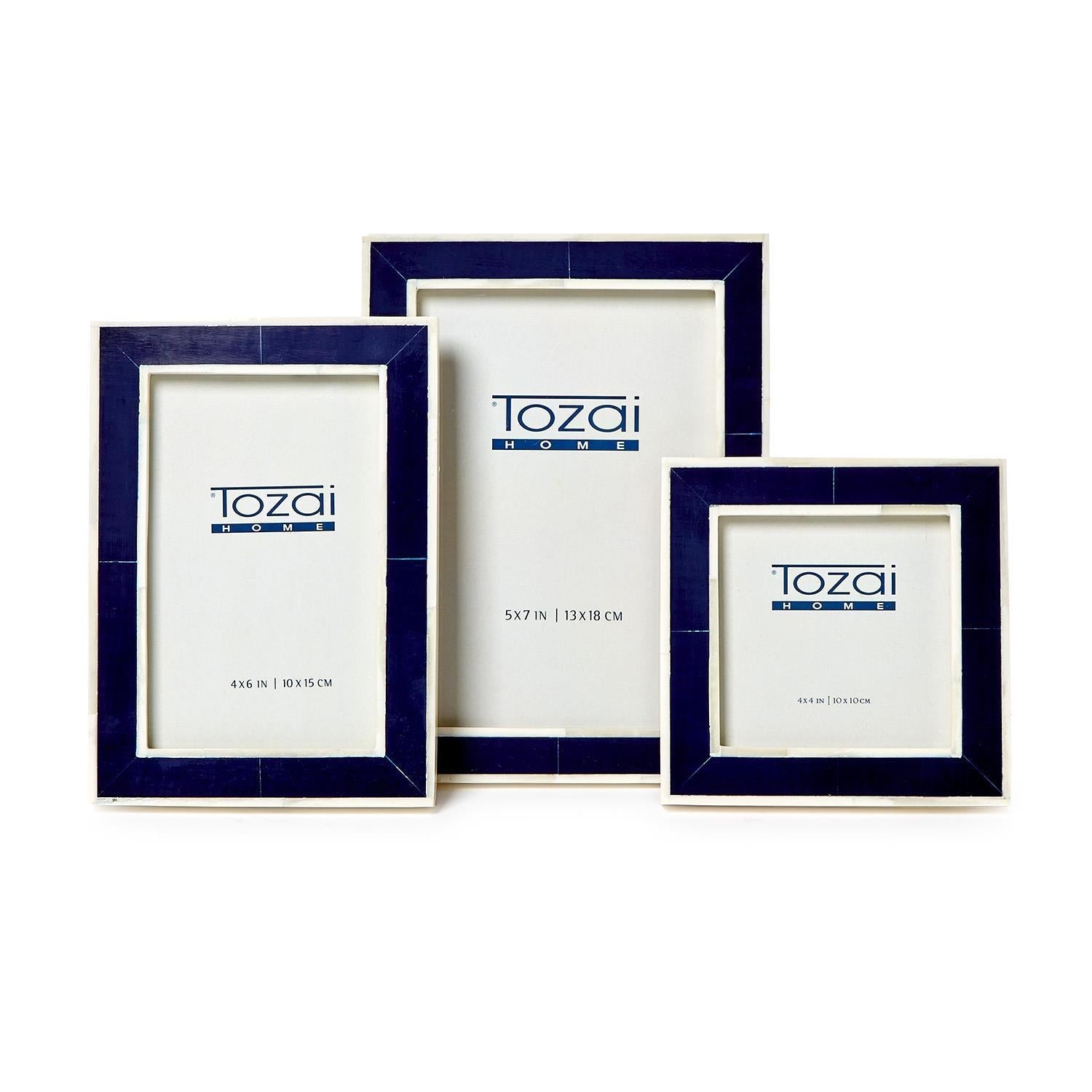 Two's Company S3 Navy Photo Frame