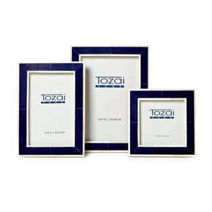 Two's Company S3 Navy Photo Frame