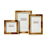 Two's Company S3 Faux Horn Photo Frame