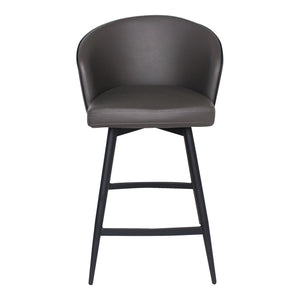 Moe's Home Collection - Webber Swivel Counter Stool Charcoal - UU-1004-07
