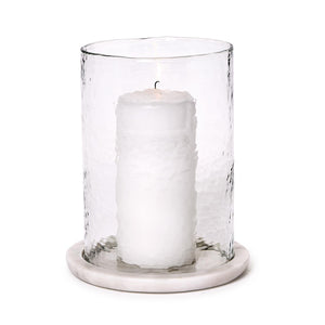Two's Company 9'' Marble Tabletop Hurricane