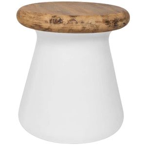 Safavieh Button Indoor/Outdoor Concrete Round Accent Table, VNN1005