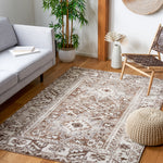 BROWN / IVORY