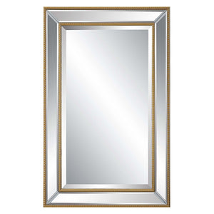 Decor Market Bevel Mirror - Frame With Gold Beading
