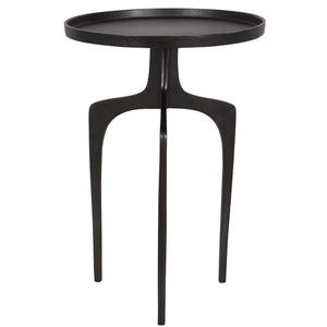 Decor Market Accent Table - Raw Dark Brown