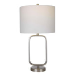 Home Decor Table Lamp Brushed Nickel Finish