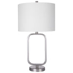 Home Decor Table Lamp Brushed Nickel Finish