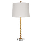 Home Decor Table Lamp Gold Leaf Finish