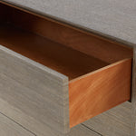 Villa & House - Watson 4-Drawer & 2-Door Cabinet - Light Mocha Shimmer Weave - WAT-450-6254-954-894