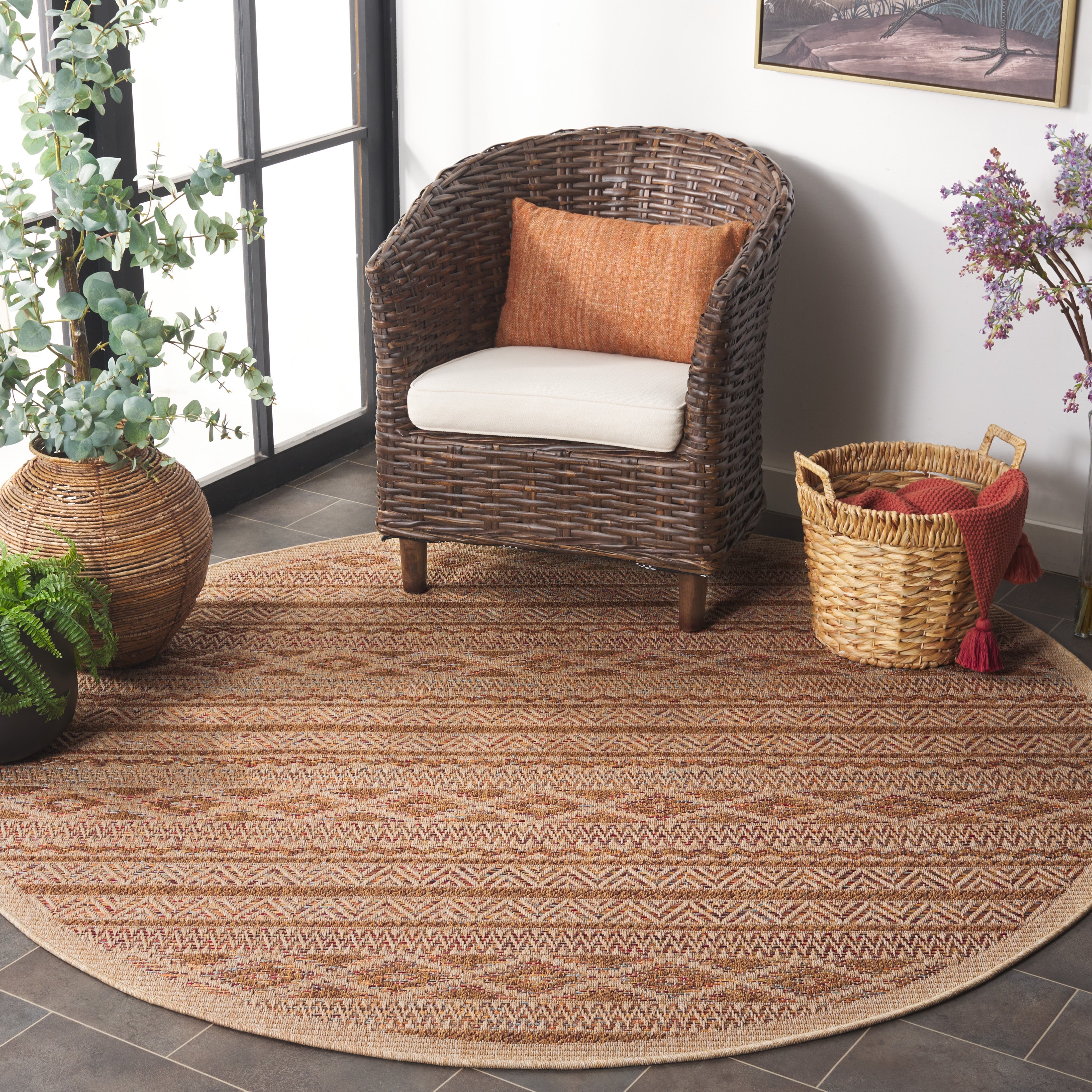 WICKER 152 NATURAL / BROWN