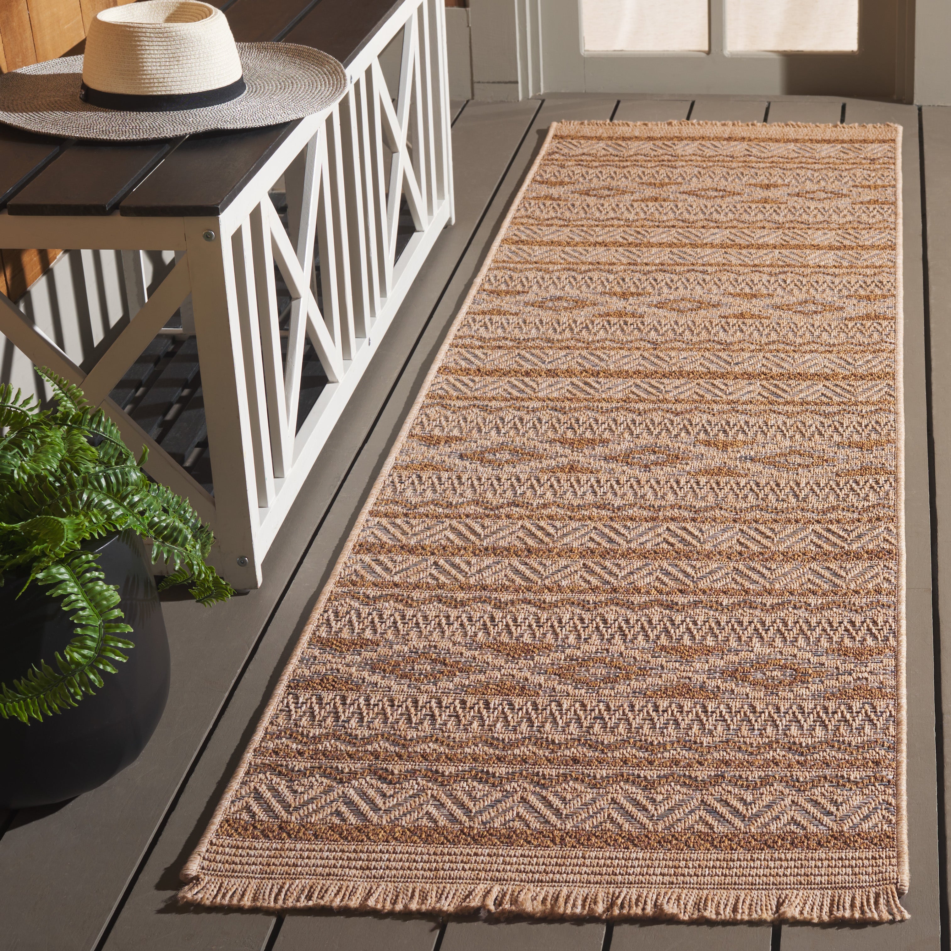 WICKER 152 GREY / BROWN