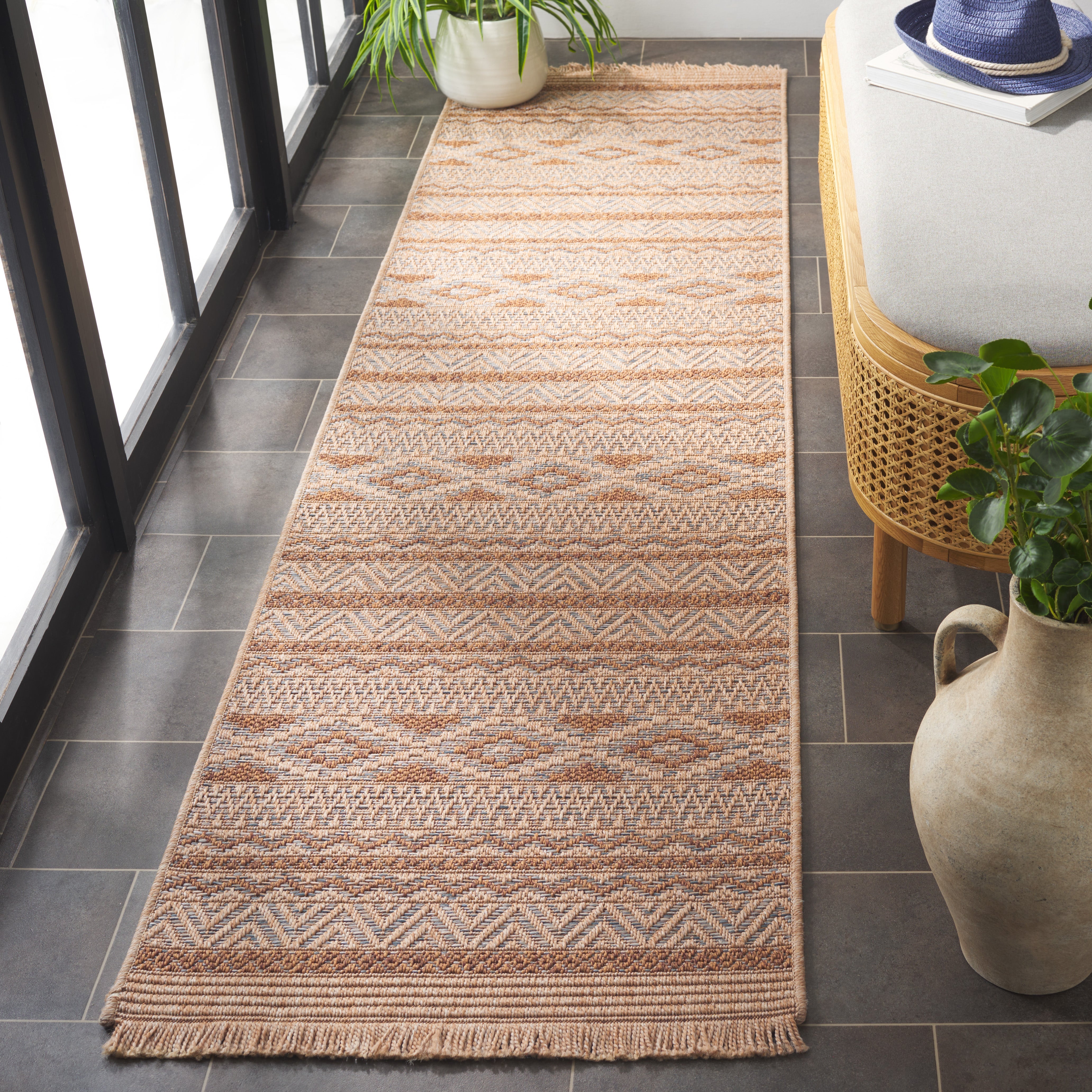 WICKER 152 GREY / BROWN