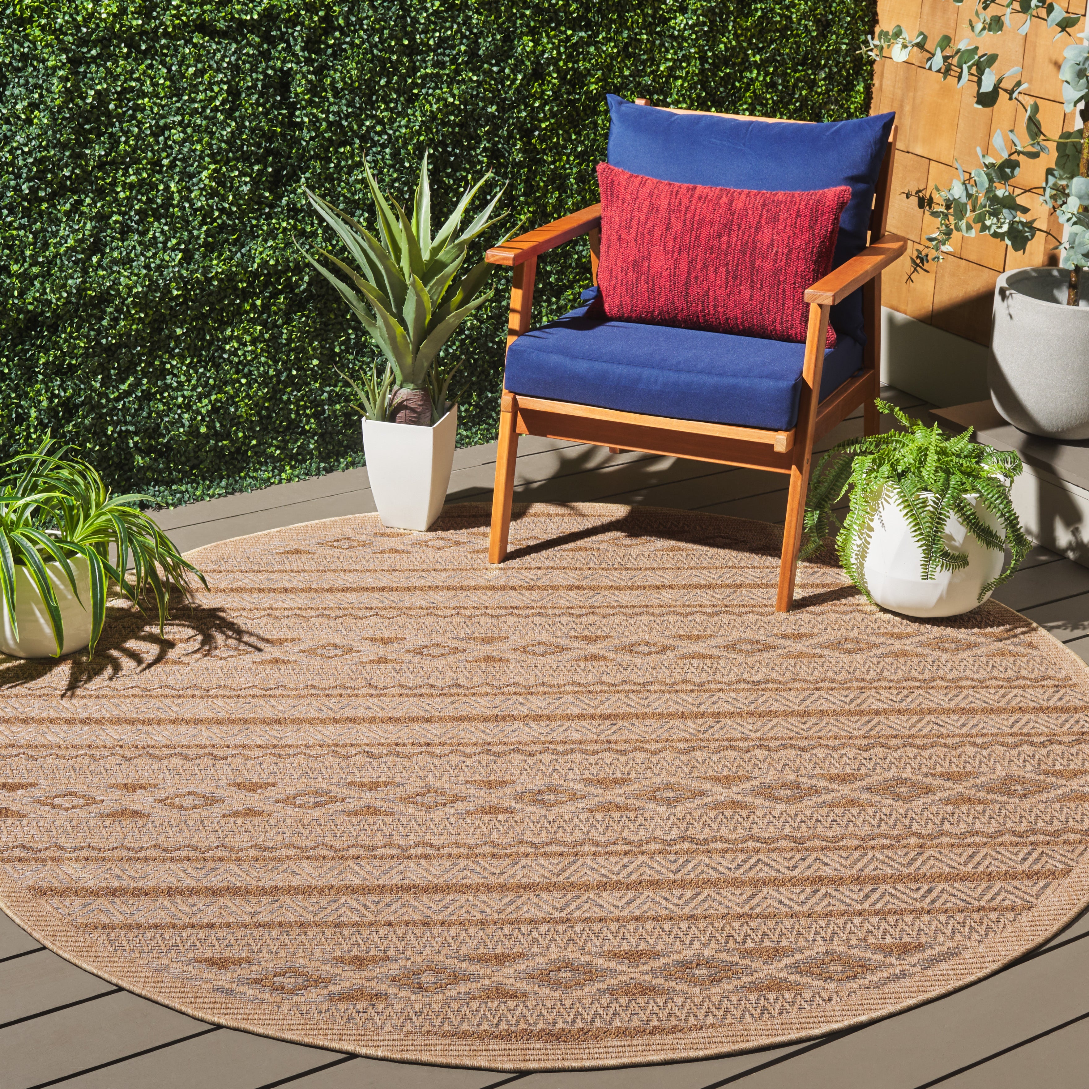 WICKER 152 GREY / BROWN