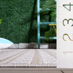 WICKER 152 AQUA / BEIGE