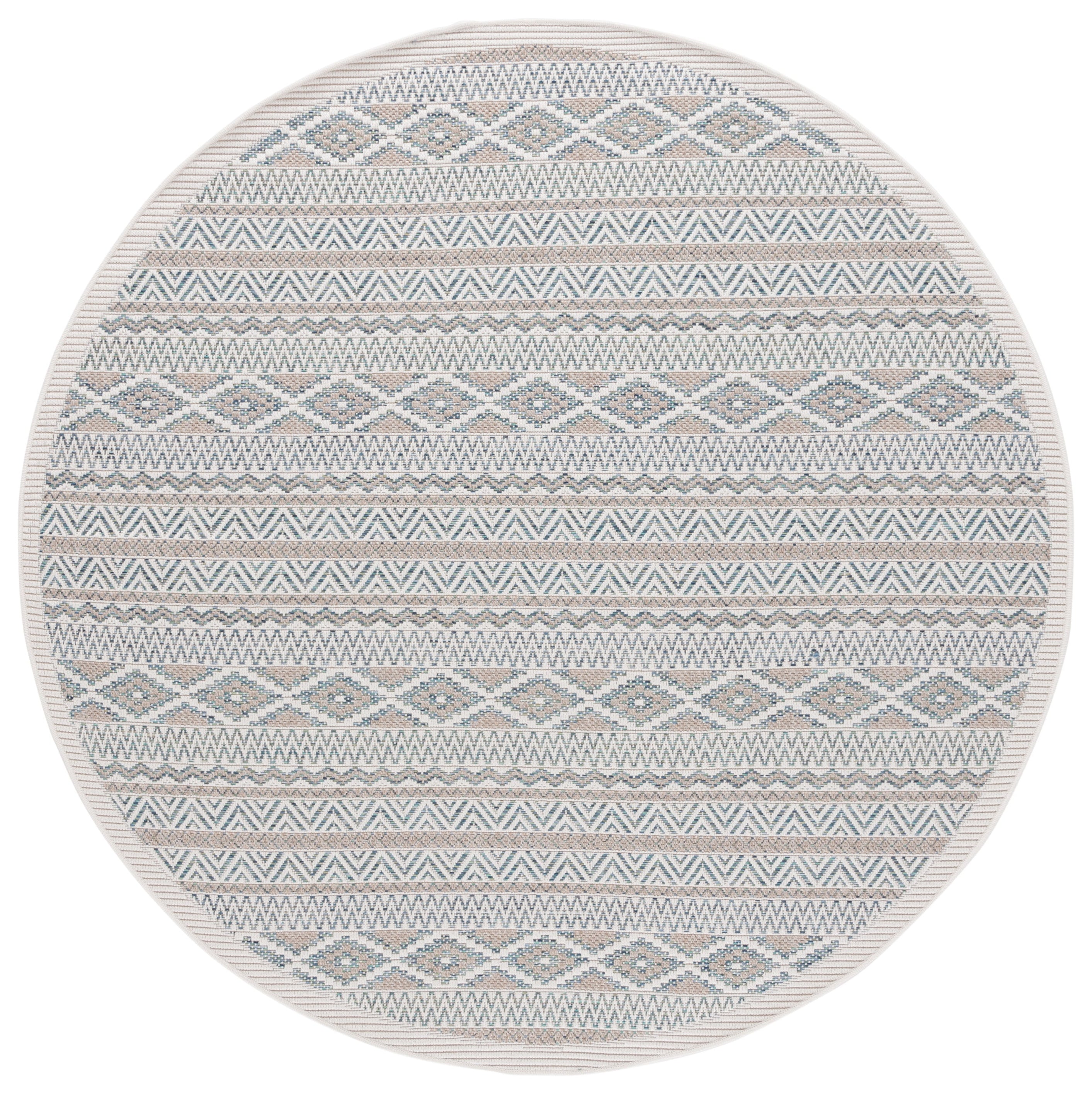 WICKER 152 AQUA / BEIGE