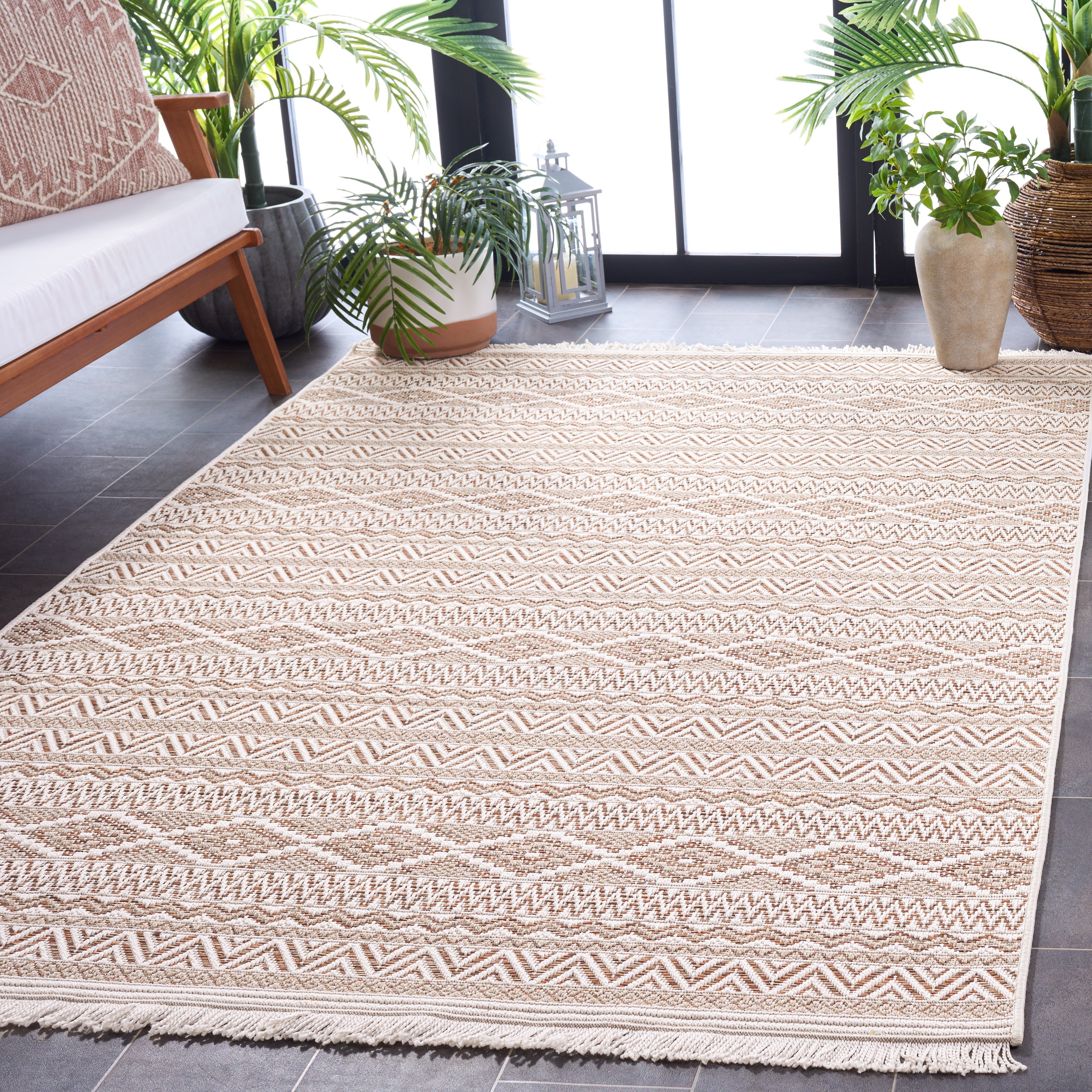 WICKER 152 ORANGE / BEIGE