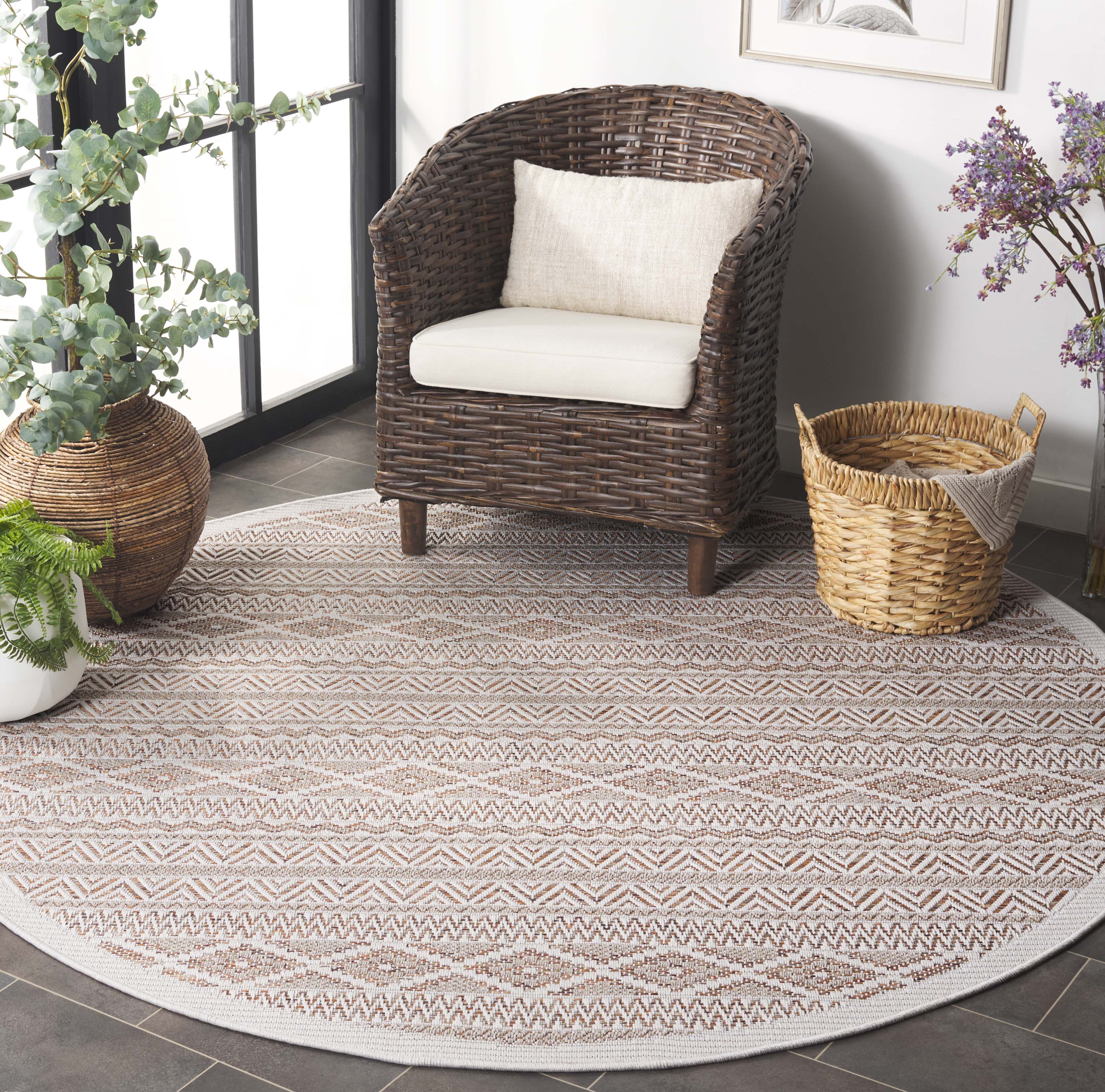 WICKER 152 ORANGE / BEIGE