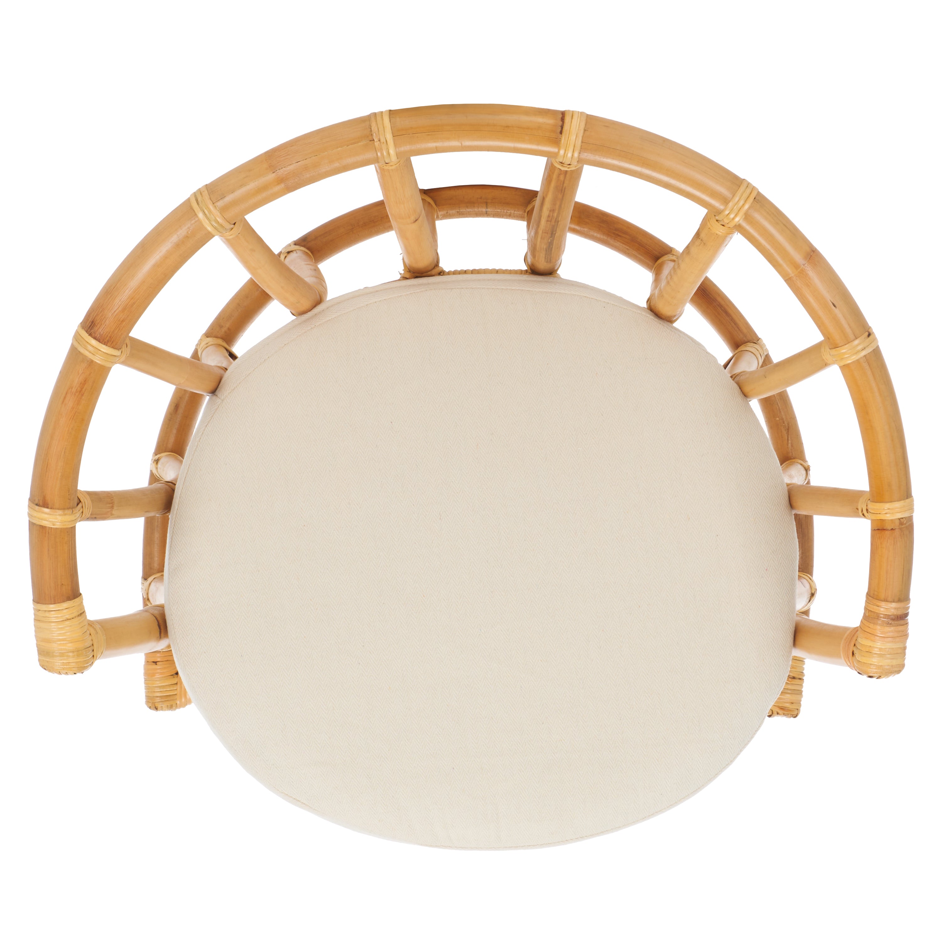 Safavieh Bates Rattan Accent Chair , WIK6500 - White / Natural