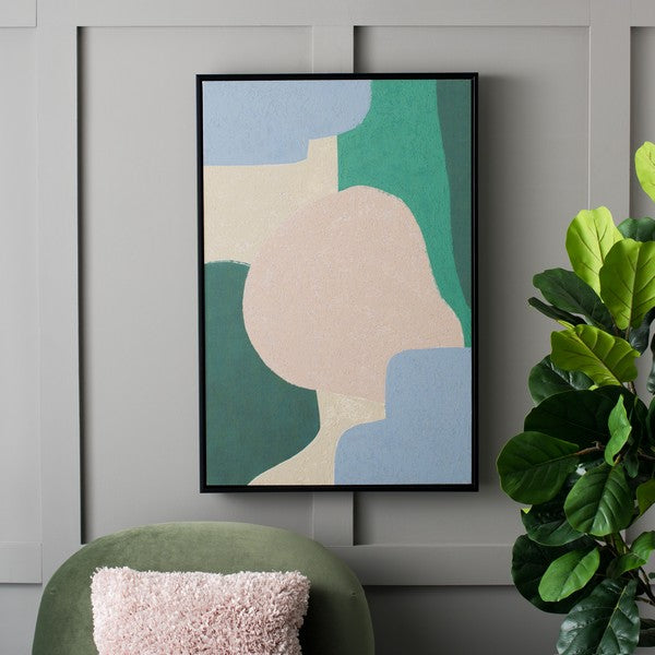 Safavieh Sea Glass, 24 X 36, Framed Wall Art, WLA2065 - Multi