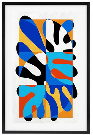 Safavieh Spunky Splat, 24 X 36, Framed Wall Art, WLA2067