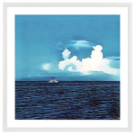 Safavieh Day At Sea, 28 X 28, Framed Wall Art, WLA2068 - Blue / White