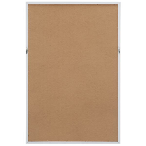 Safavieh Peaceful Configuration, 24 X 36, Framed Wall Art, WLA2070 - Ivory