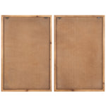 Safavieh Modern Geometry, 15.75 X 15.75, Framed Dimensional Wall Art, WLA9001 - Natural / Ivory