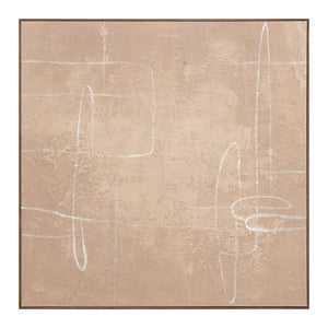 Moe's Home Collection - Notion Framed Painting Brown - WP-1334-37