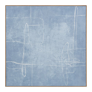 Moe's Home Collection - Notion Framed Painting Blue - WP-1335-37