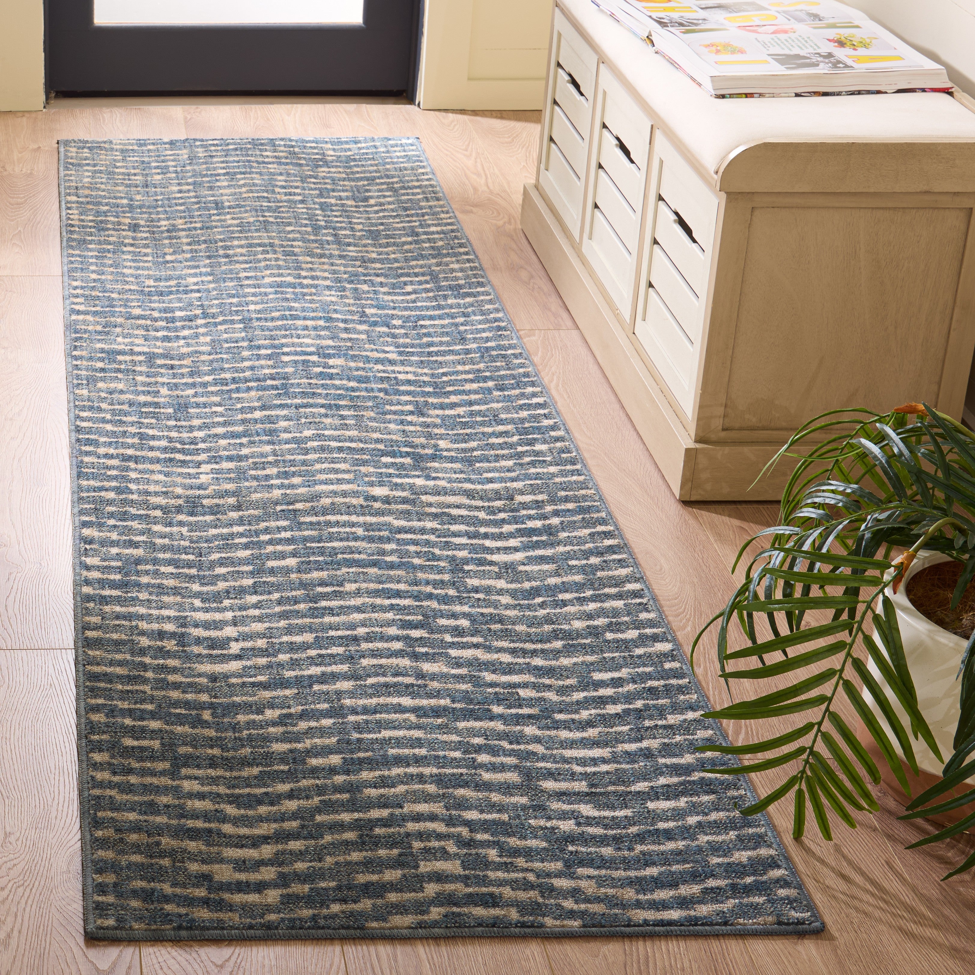 WHITNEY 718 – BLUE / BEIGE