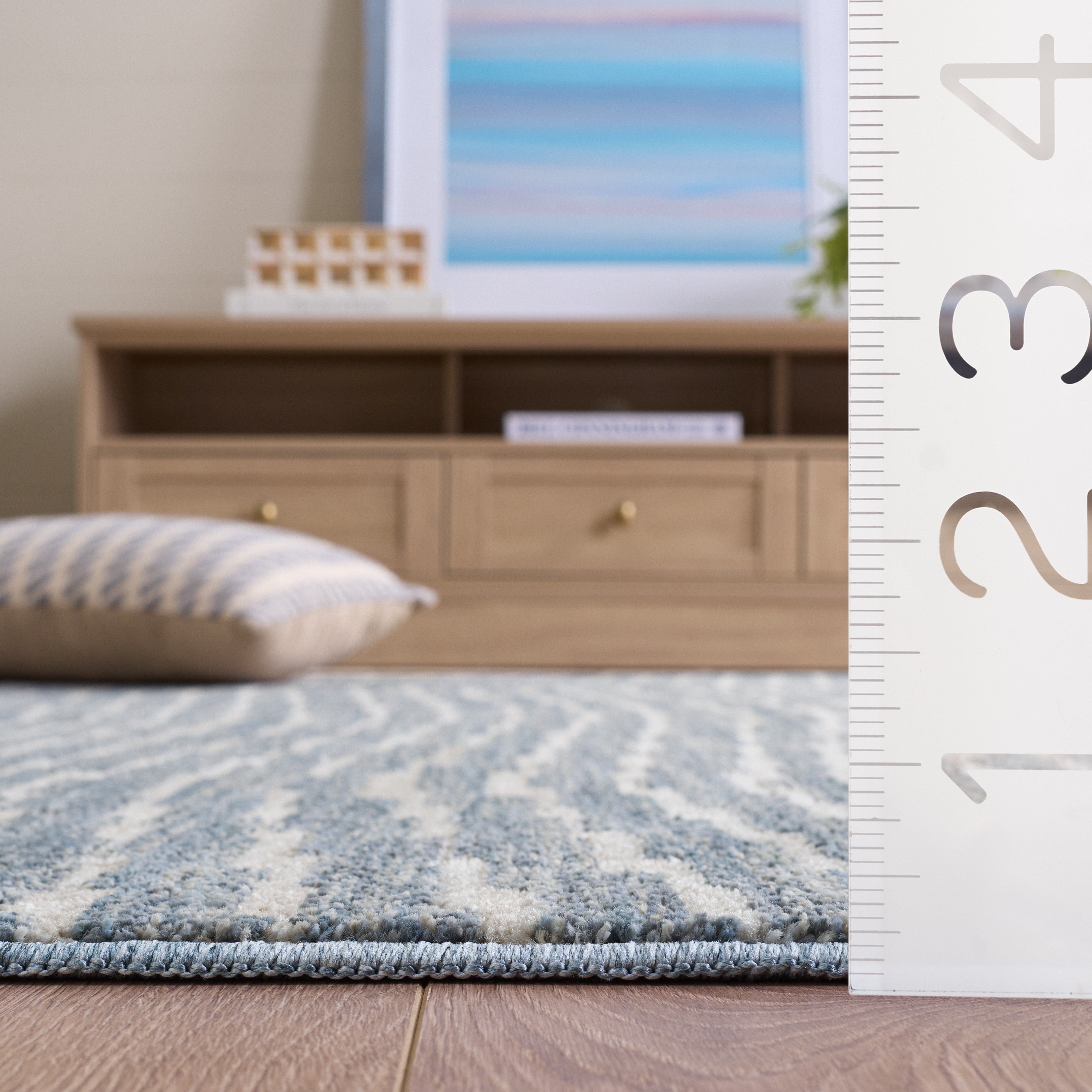 WHITNEY 718 – BLUE / BEIGE