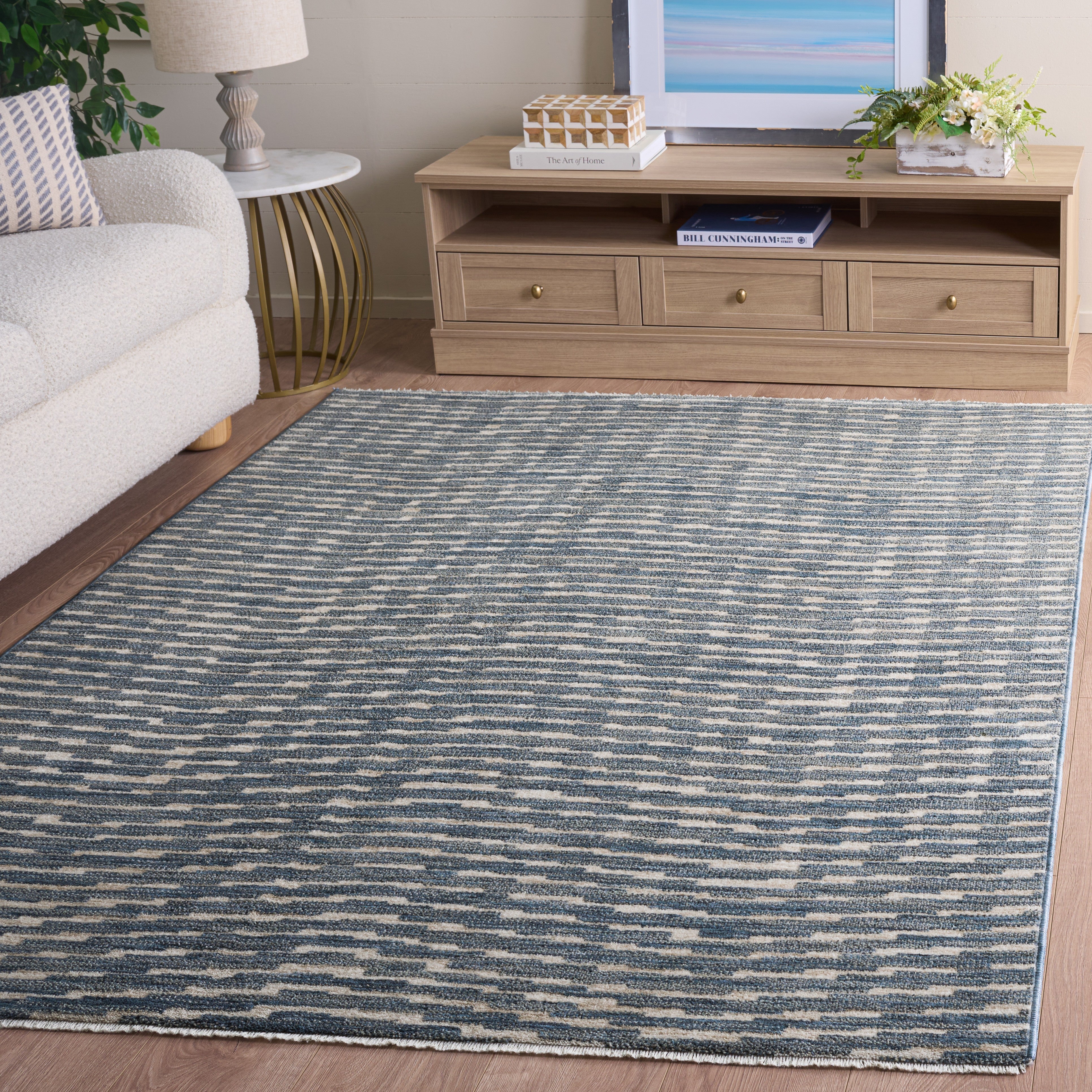 WHITNEY 718 – BLUE / BEIGE