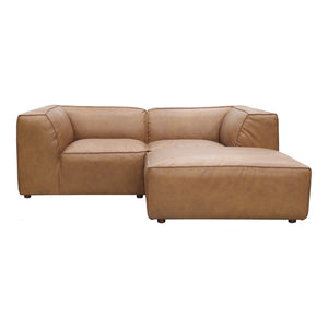Moe's Home Collection - Form Nook Modular Sectional Sonoran Tan Leather - XQ-1006-40