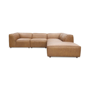 Moe's Home Collection - Form Dream Modular Sectional Sonoran Tan Leather - XQ-1008-40