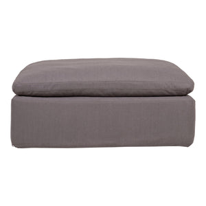 Moe's Home Collection - Clay Ottoman Performance Fabric Light Grey - YJ-1002-29