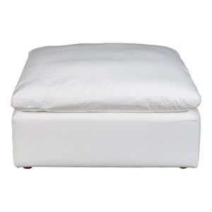 Moe's Home Collection - Terra Condo Ottoman Performance Fabric White - YJ-1014-05