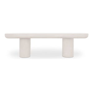 Moe's Home Collection - Rocca Bench Cream - ZT-1037-05-0