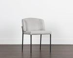 Pearce Dining Chair - Light Grey / Bravo Cognac